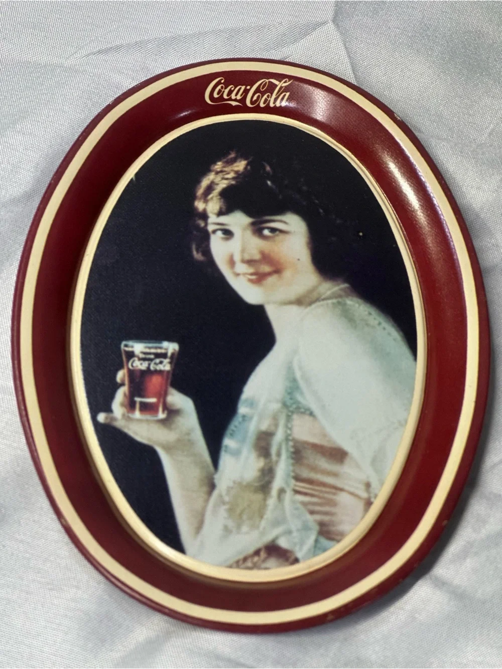 Vtg Coca-Cola Decor Bundle 1990 Ohio Art Mini Trays & 1994 Sealed Cards Lot